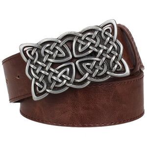 Celtic Knot Leather Women Belt