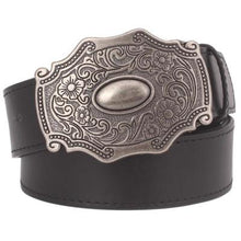 Load image into Gallery viewer, Retro Pattern Leather Women Belt