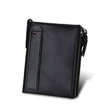 Load image into Gallery viewer, Portomonee Zipper Genuine Leather Men Wallet