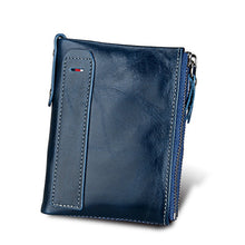 Load image into Gallery viewer, Portomonee Zipper Genuine Leather Men Wallet