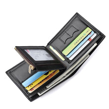 Load image into Gallery viewer, Zipper PU Leather Men Wallet