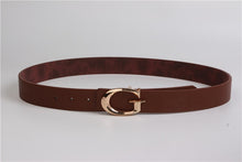 Load image into Gallery viewer, Buckle Leather Women Belt