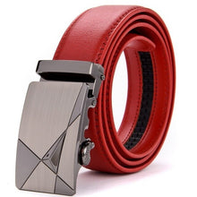 Load image into Gallery viewer, Jaguar Red Genuine Leather Men Belt
