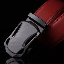 Load image into Gallery viewer, Jaguar Red Genuine Leather Men Belt