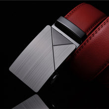 Load image into Gallery viewer, Jaguar Red Genuine Leather Men Belt