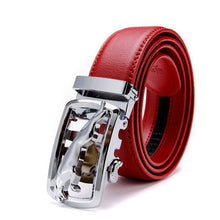 Load image into Gallery viewer, Jaguar Red Genuine Leather Men Belt