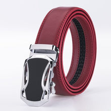 Load image into Gallery viewer, Jaguar Red Genuine Leather Men Belt