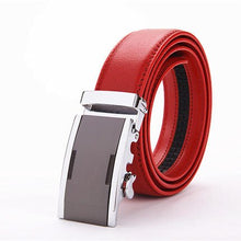 Load image into Gallery viewer, Jaguar Red Genuine Leather Men Belt