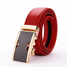 Load image into Gallery viewer, Jaguar Red Genuine Leather Men Belt