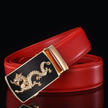 Load image into Gallery viewer, Jaguar Red Genuine Leather Men Belt