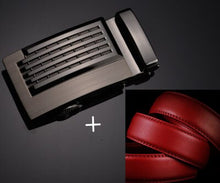 Load image into Gallery viewer, Jaguar Red Genuine Leather Men Belt