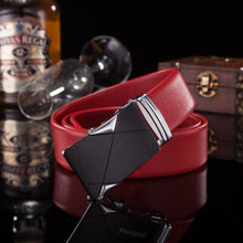 Load image into Gallery viewer, Jaguar Red Genuine Leather Men Belt