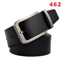 Load image into Gallery viewer, Black Leather Men Belt