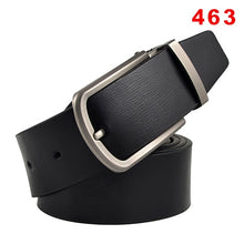 Load image into Gallery viewer, Black Leather Men Belt