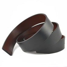 Load image into Gallery viewer, Black Leather Men Belt