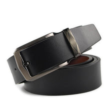 Load image into Gallery viewer, Black Leather Men Belt