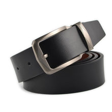 Load image into Gallery viewer, Black Leather Men Belt