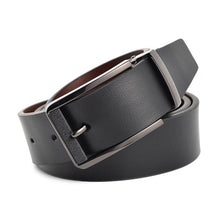 Load image into Gallery viewer, Black Leather Men Belt