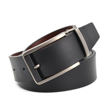 Load image into Gallery viewer, Black Leather Men Belt