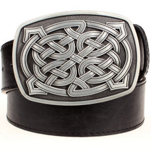 Load image into Gallery viewer, Weave stripe Pattern Leather Women Belt