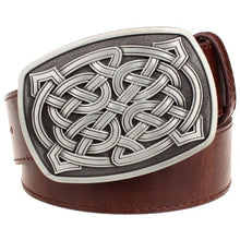 Load image into Gallery viewer, Weave stripe Pattern Leather Women Belt