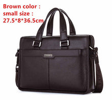 Load image into Gallery viewer, Good Bag Genuine Leather Men Briefcase
