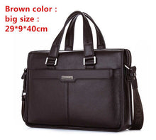 Load image into Gallery viewer, Good Bag Genuine Leather Men Briefcase