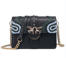 Load image into Gallery viewer, Sajose Chain Leather Women Shoulder Bag