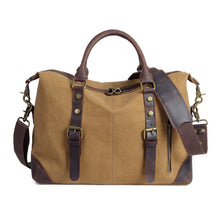 Load image into Gallery viewer, Casual Canvas Leather Women Shoulder Bag