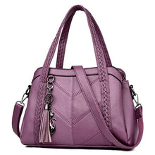 Load image into Gallery viewer, Vintage Soft Leather Women Shoulder Bag