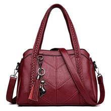 Load image into Gallery viewer, Vintage Soft Leather Women Shoulder Bag