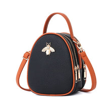 Load image into Gallery viewer, Bee Decoration PU Leather Women Handbag