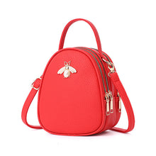 Load image into Gallery viewer, Bee Decoration PU Leather Women Handbag