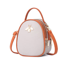 Load image into Gallery viewer, Bee Decoration PU Leather Women Handbag