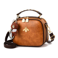 Load image into Gallery viewer, Bee Decoration PU Leather Women Handbag