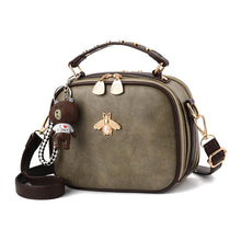 Load image into Gallery viewer, Bee Decoration PU Leather Women Handbag