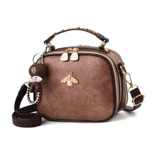 Load image into Gallery viewer, Bee Decoration PU Leather Women Handbag