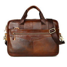 Load image into Gallery viewer, Cbjsho Genuine Leather Men Briefcase