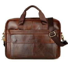 Load image into Gallery viewer, Cbjsho Genuine Leather Men Briefcase