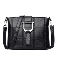 Load image into Gallery viewer, Plaid Pattern PU Leather Women Shoulder Bag