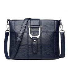 Load image into Gallery viewer, Plaid Pattern PU Leather Women Shoulder Bag