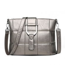 Load image into Gallery viewer, Plaid Pattern PU Leather Women Shoulder Bag