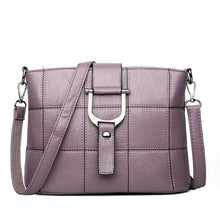 Load image into Gallery viewer, Plaid Pattern PU Leather Women Shoulder Bag