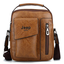 Load image into Gallery viewer, Jeep Vintage Leather Men Shoulder Bag