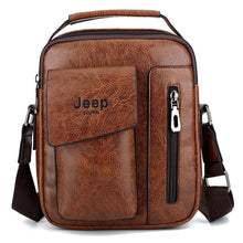 Load image into Gallery viewer, Jeep Vintage Leather Men Shoulder Bag