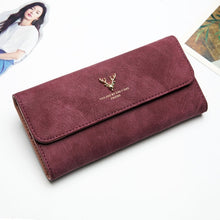 Load image into Gallery viewer, Antler Leather Women Wallet