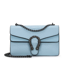 Load image into Gallery viewer, Alligator Chain PU Leather Women Crossbody Bag