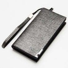 Load image into Gallery viewer, Baellerry Wristlet Leather Men Wallet