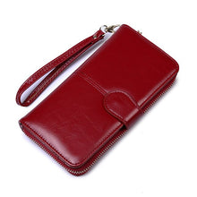 Load image into Gallery viewer, Drawstring Leather Women Wallet