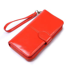 Load image into Gallery viewer, Drawstring Leather Women Wallet